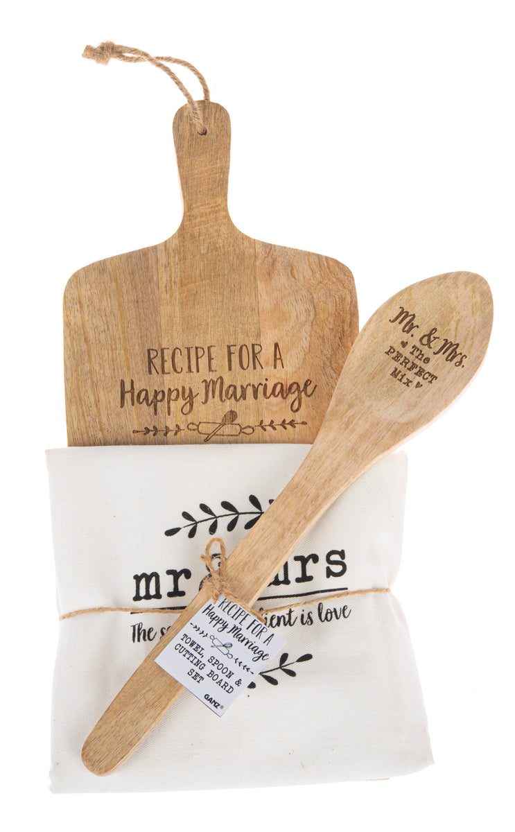 Marriage Sentiment Cutting Board Gift Set Norman's Hallmark