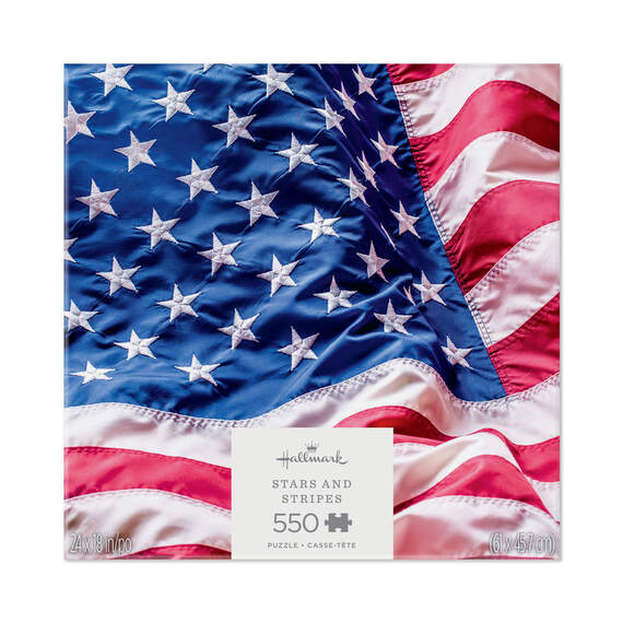 Stars and Stripes 550 piece jigsaw puzzle Norman's Hallmark