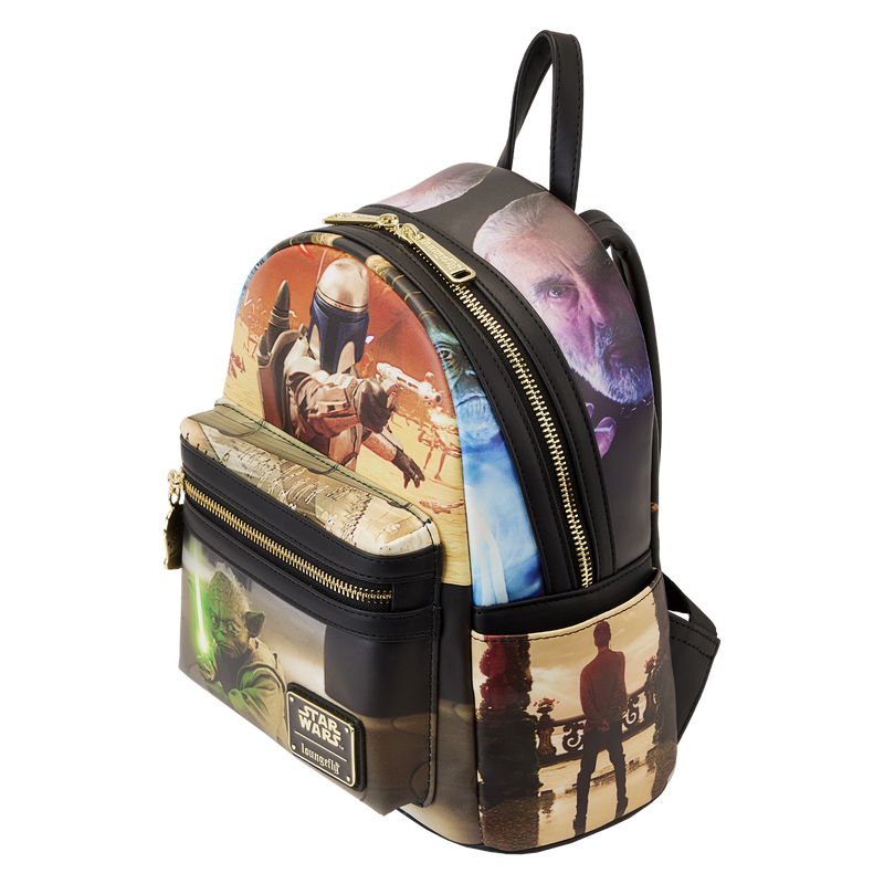 Loungefly Disney Star Wars Episode II Attack of the Clones Scene Backpack STAR WARS EPISODE TWO ATTACK OF THE CLONES SCENE MINI  main image 3