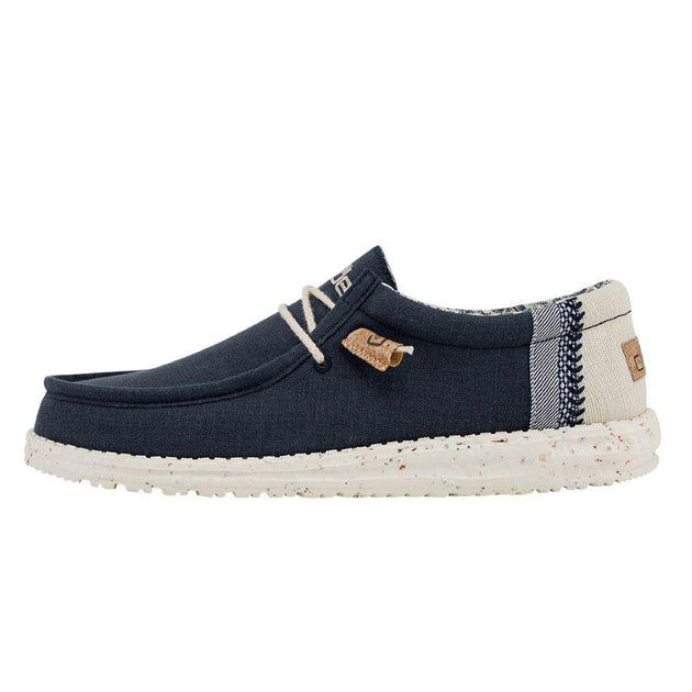 Hey Dude Wally Palm Navy Men's Shoes - Order Now