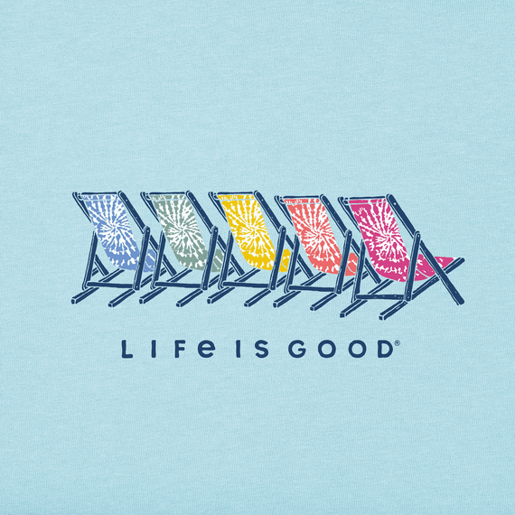 Life is good sales beach chair green