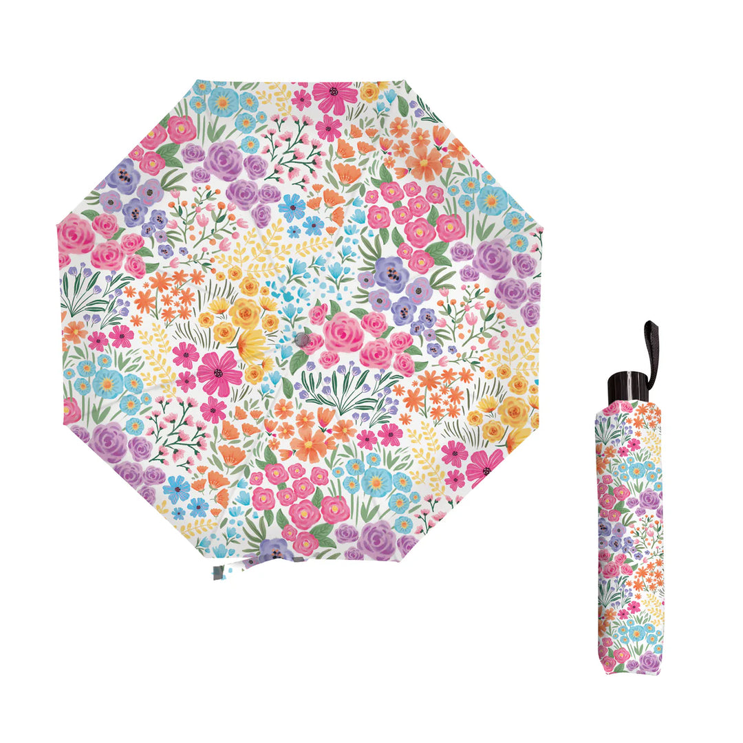 floral patterned patio umbrella Floral Ditsy Umbrella with Sleeve – Norman's Hallmark