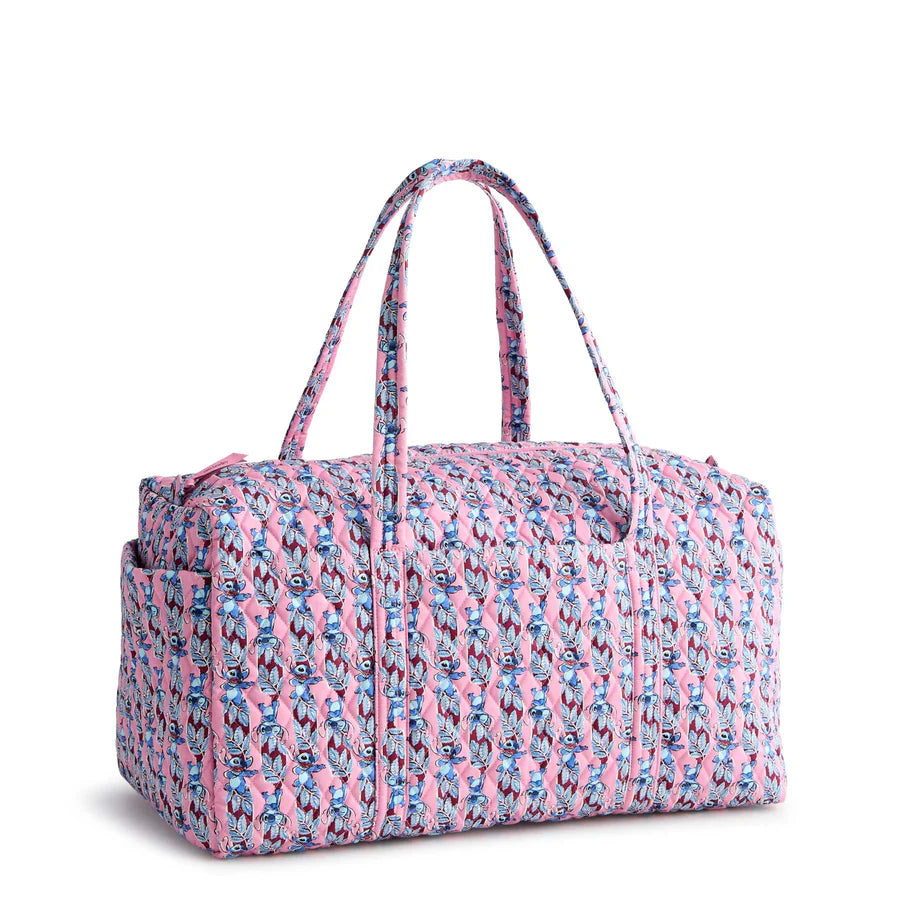 disney large travel tote bag for women Vera Bradley Disney Stitch Large Original Duffel Bag – Norman's Hallmark