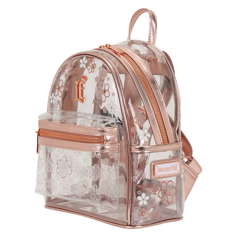 amazon clear mini backpack Loungefly Clear Floral Mini Backpack