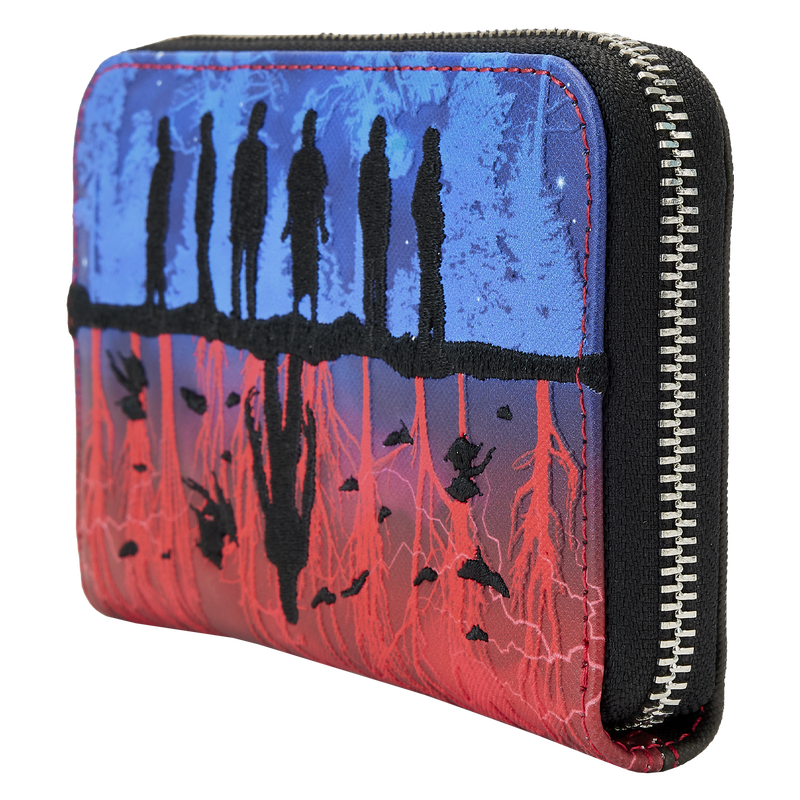 Loungefly Stranger Things Upside Down Shadows Zip-Around Wallet