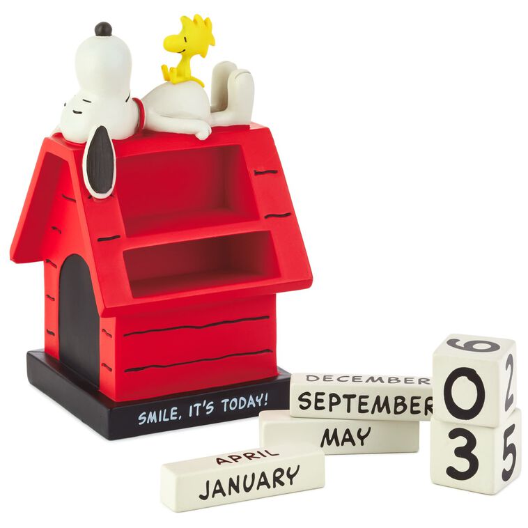 Peanuts Snoopy Smile Perpetual Calendar – Norman's Hallmark