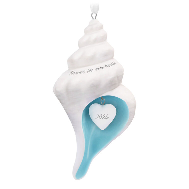 Hallmark Forever in Our Hearts Shell Ornament