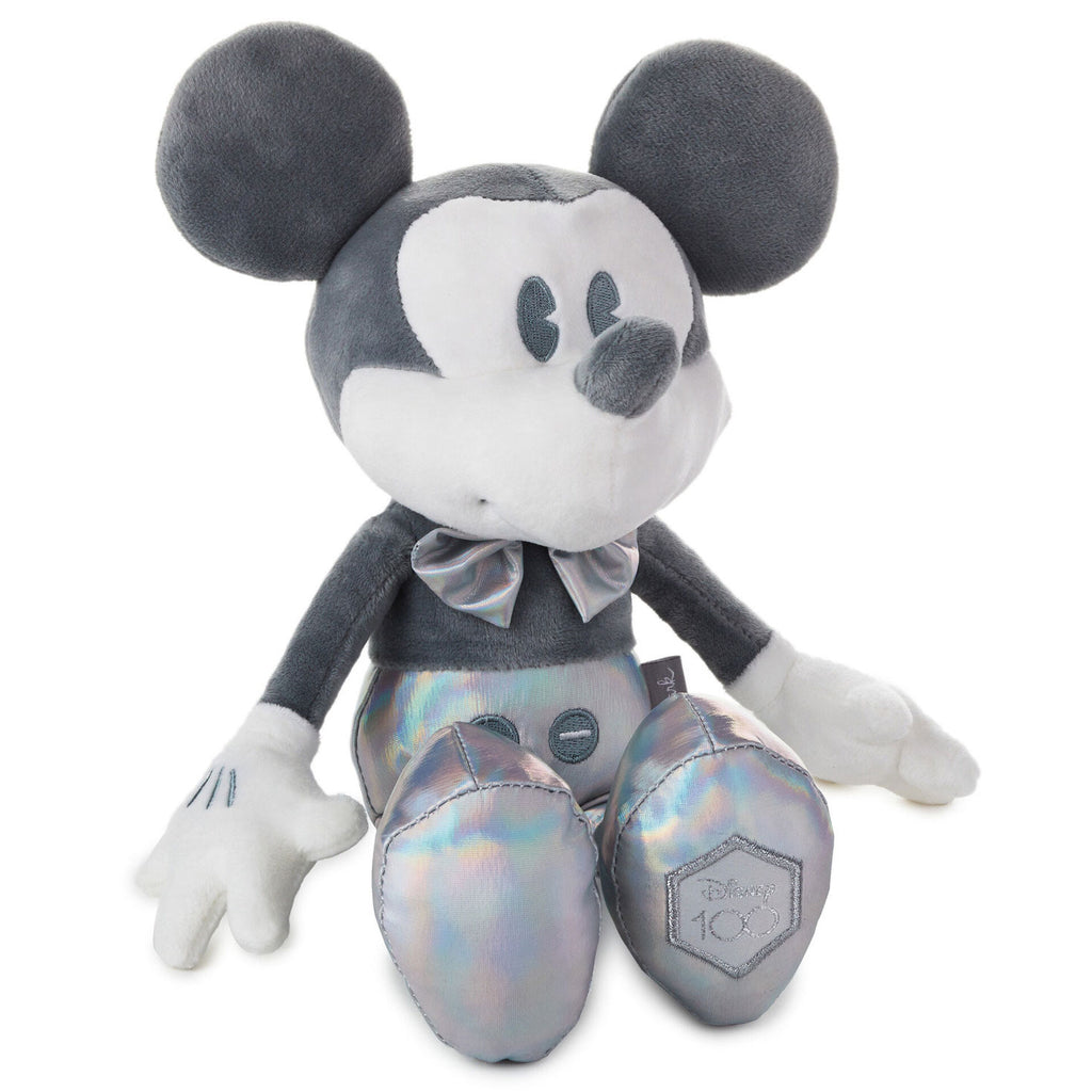 Disney Mickey & Minnie Mouse Women's Faux Leather Black White 11.5