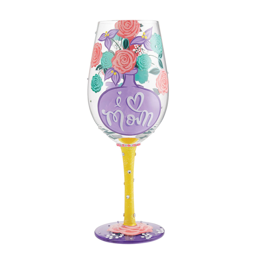 Hallmark Drink in All The Love Stemless Wine Glass, 16 oz.